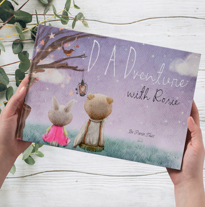 Dadventure - Father's Day Book, First Father's Day, Personalised Book for Dad