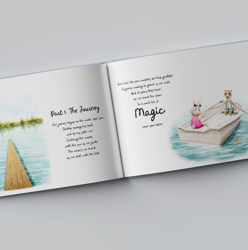 Dadventure - Father's Day Book, First Father's Day, Personalised Book for Dad