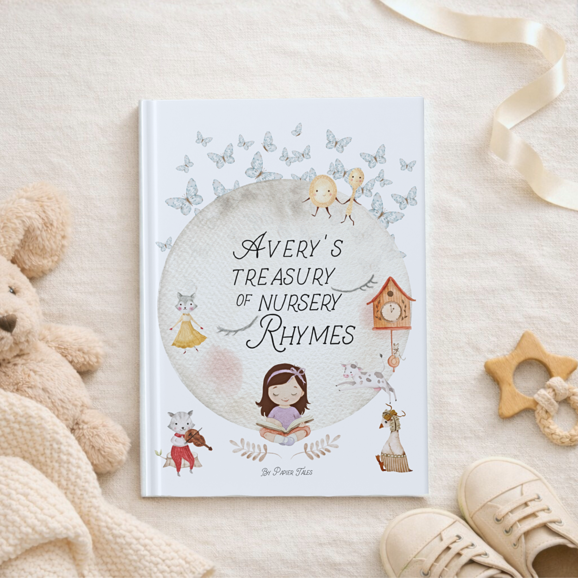 Personalised nursery rhymes book for children - Papier Tales