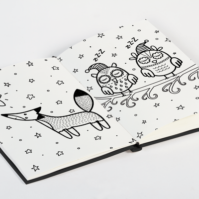 Good Night Story & Colouring Book